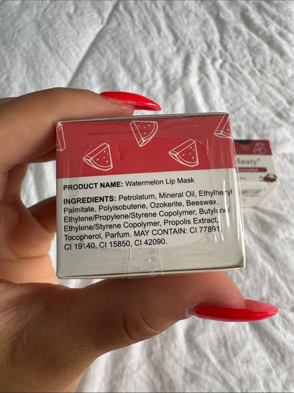 Olauty Lip Mask Trio - mint, cherry, watermelon